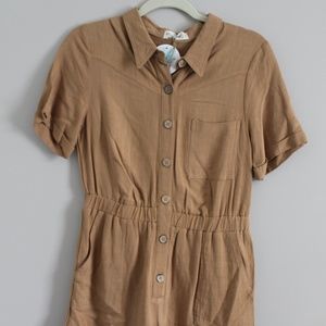 New In Linen Romper
